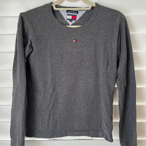 Dark grey Tommy Hilfiger long sleeve S/P - Picture 1 of 2
